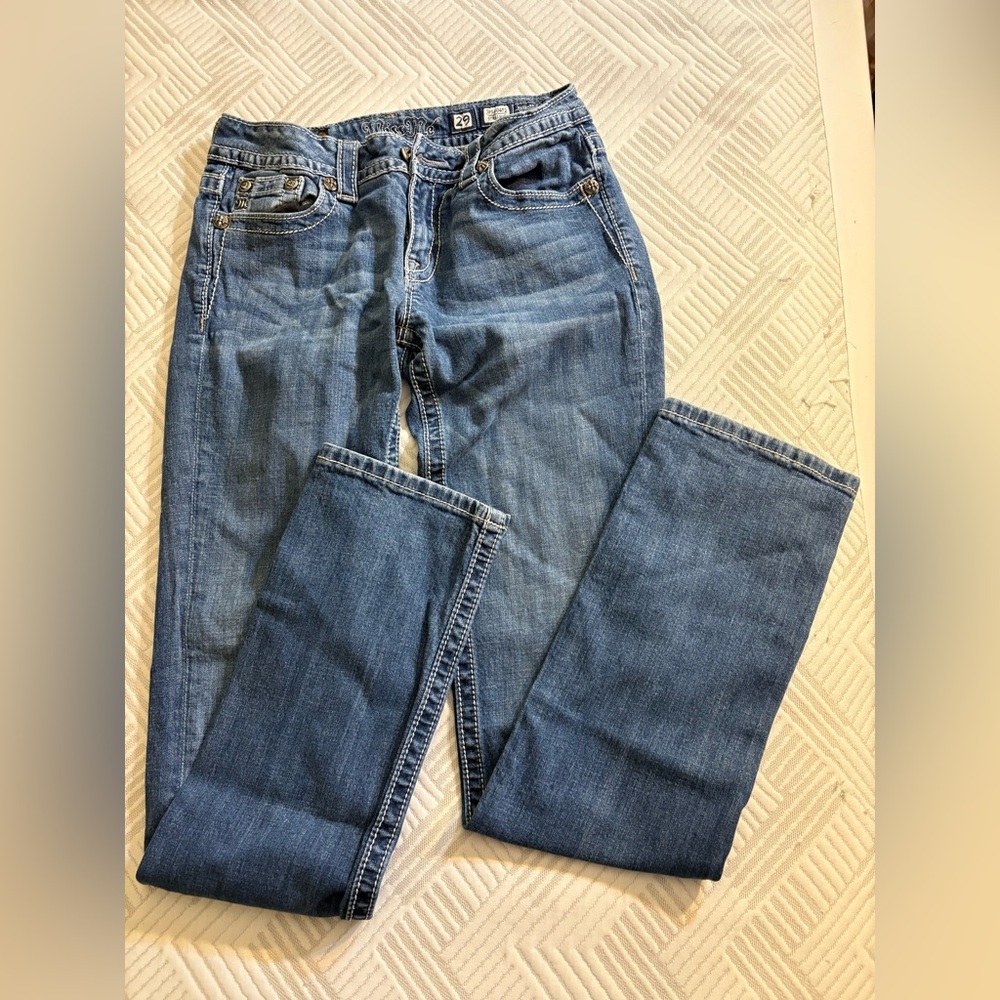 Miss me women’s blue denim jeans